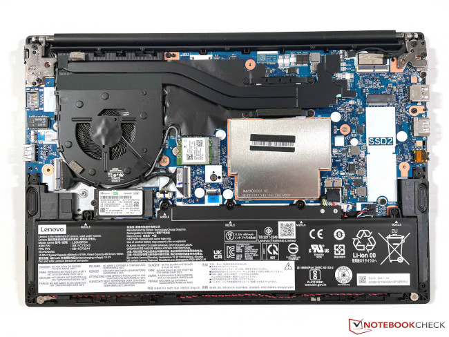 E14 Gen 3 internals. Courtesy of NotebookCheck